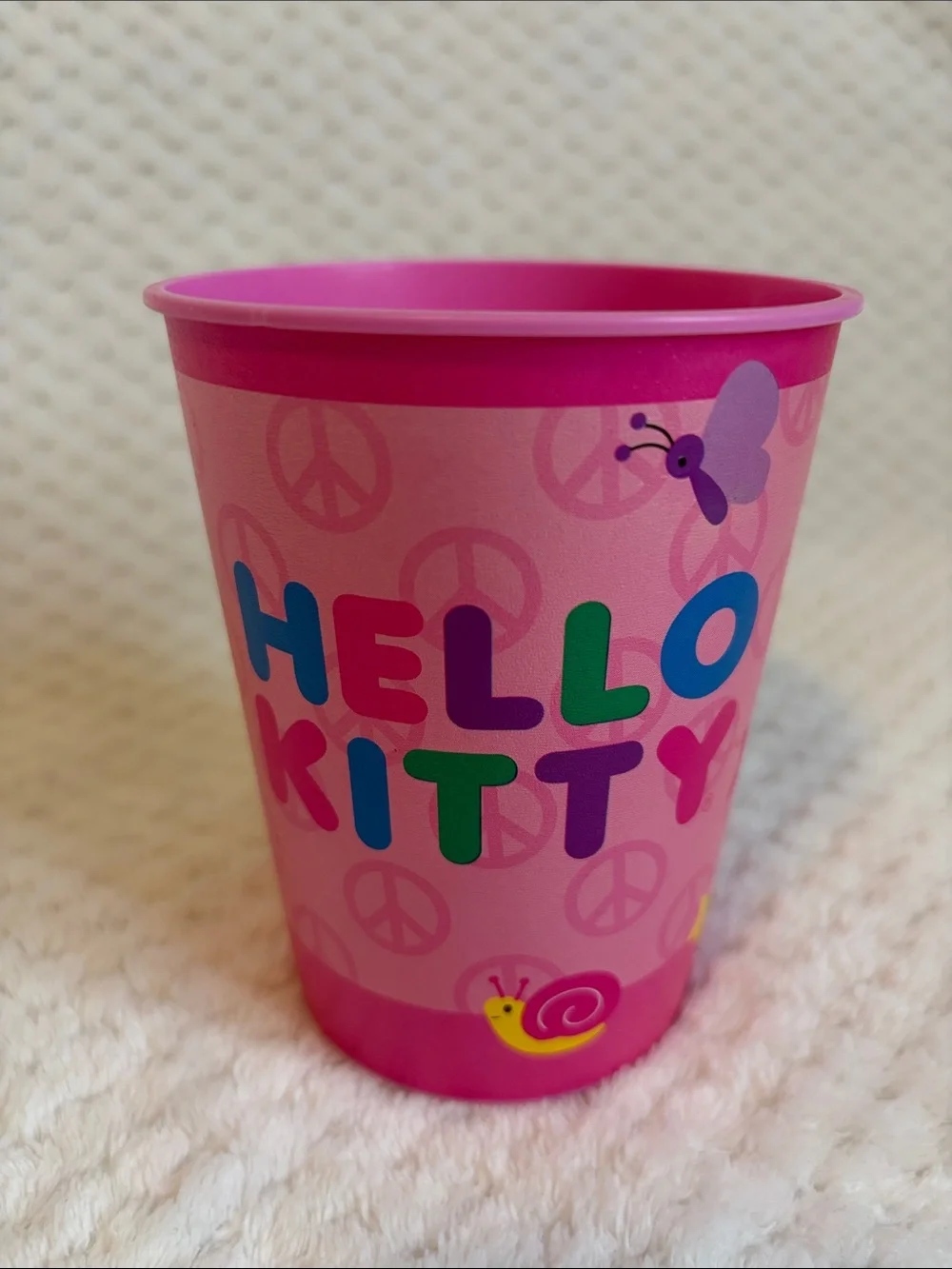 Hello Kitty Pink and Purple Party Cup 16 Oz - Kids Tableware